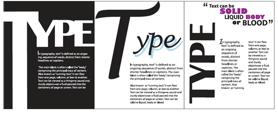Print Design: Typography