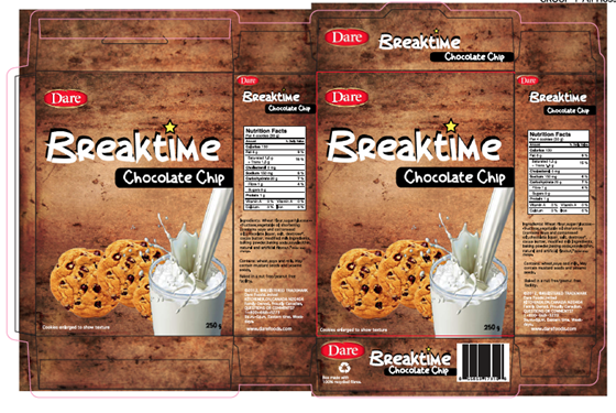 Package Design: Dare Cookie Box Design